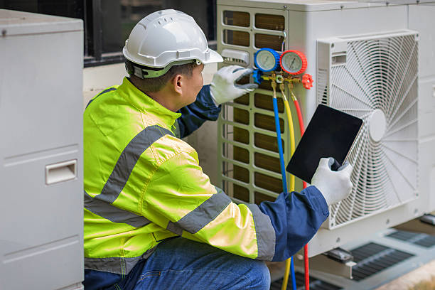 Professional Hvac Maintenance technician working in Cape May Point, NJ